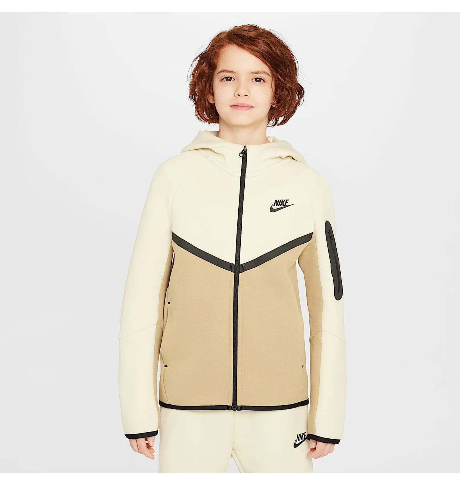 ᐉ Спортивный костюм детский Nike Sportswear Tech Fleece Beige