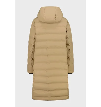 Пуховик жіночий CMP Fix Hood Feel Warm Beige 35K3676-P405