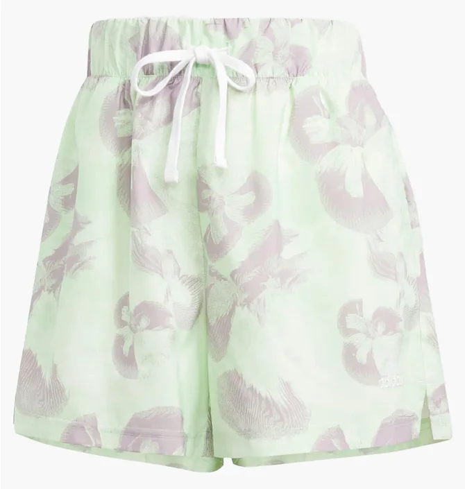 Шорты женские Adidas Floral Graphic Green IS4250