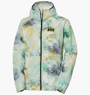Ветровка женская Helly Hansen Roam Print Wind Jacket Green 63208-406