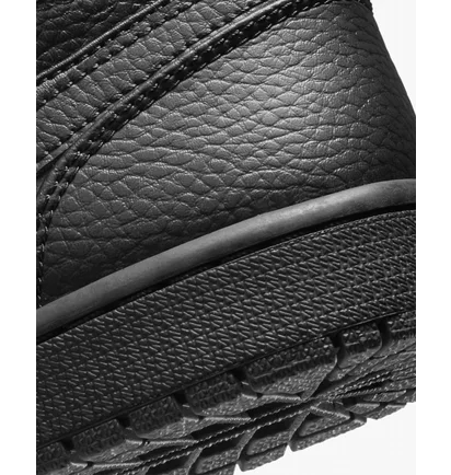 Кроссовки мужские Air Jordan 1 Mid Triple Black 554724-091