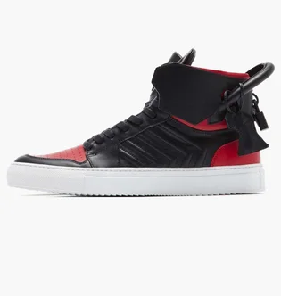 Кроссовки женские Buscemi X Ronnie Fieg Black/Red Bs1110Fsp15-Red/Blk