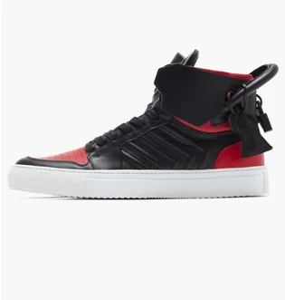 Кроссовки женские Buscemi X Ronnie Fieg Black/Red Bs1110Fsp15-Red/Blk