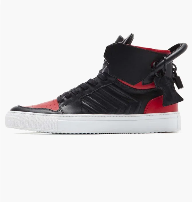 Кроссовки женские Buscemi X Ronnie Fieg Black/Red Bs1110Fsp15-Red/Blk