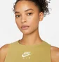 Топ женский Nike Air WomenS Ribbed Tank Olive DM6069-769