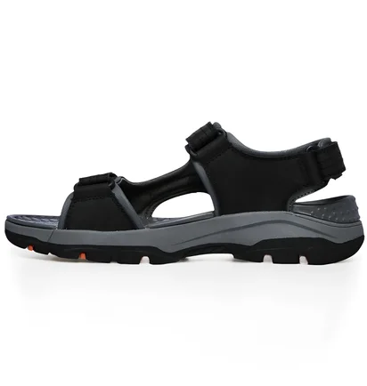 Сандали мужские Skechers Relaxed Fit: Tresmen - Garo Black 204105-BLK