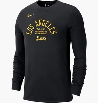 Лонгслив мужской Nike Nba Los Angeles Lakers Courtside Black DA5897-010