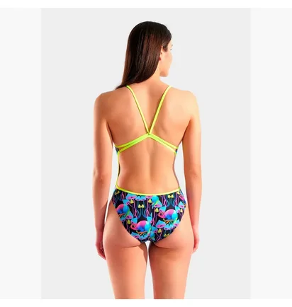 Купальник женский Arena Womulti Chameleons Swimsuit Blue 010209-560