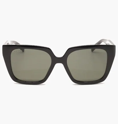 Солнцезащитные очки женские Gucci Black/Green GG2102S-001-54