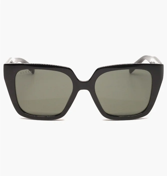 Солнцезащитные очки женские Gucci Black/Green GG2102S-001-54