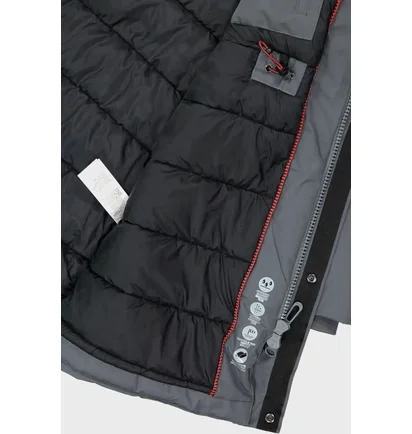 Парка мужская CMP Zip Hood Feel Warm Grey 35K3737-U862