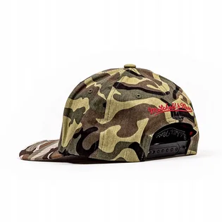 Кепка унисекс Mitchell & Ness Nba Toronto Raptors Woodland Desert Stretch Snapback Camo/Green 6HSSMM19494-TRACMWD
