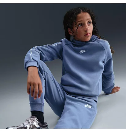 Спортивний костюм дитячий Nike Club Flc Hdy Blue HQ9318-499