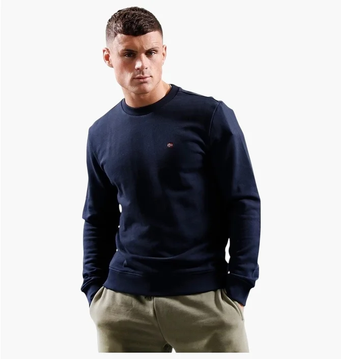 Свитшот мужской Napapijri Balis Summer 2 Blue NP0A4H89-NAVY