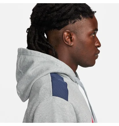 Худи мужское Nike M Nsw Sp Flc Hoodie Bb Grey FN0247-064