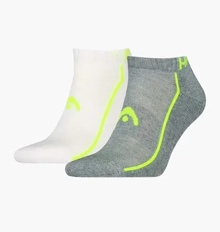 Шкарпетки чоловічі HEAD All Sports Performance Sneaker White/Grey (2 пари) 701229023-004