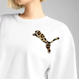 Футболка жіноча Puma Ess Leo Luxe Graphic White 632337-02
