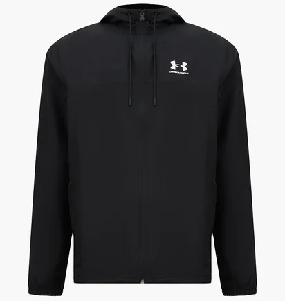 Толстовка мужская Under Armour Rival Wvn Windbreaker Black 1390149-001