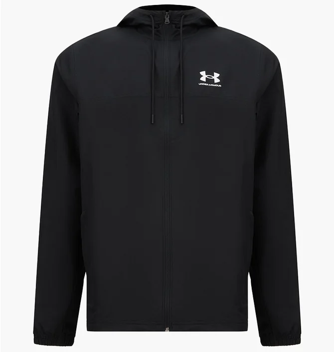 Толстовка мужская Under Armour Rival Wvn Windbreaker Black 1390149-001