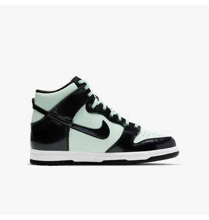 Кроссовки детские Nike Dunk High Se Gs Black/Green Dd1846-300