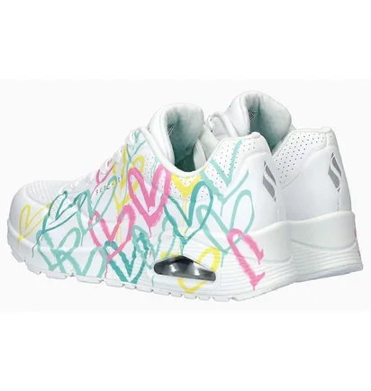 Кросівки жіночі Skechers Uno Changed Love White 177982-WMLT