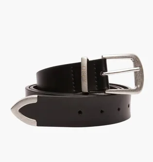 Ремень унисекс Obey Leather Black 100050040-BLK