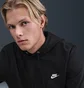 Худи мужское Nike Nsw Knitted Club Fleece Black HV1151-010