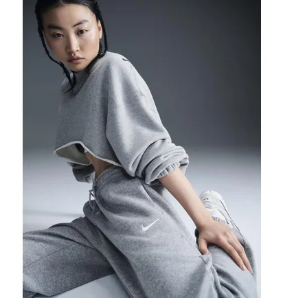 Штани жіночі Nike Sportswear Phoenix Fleece Grey FZ5996-063