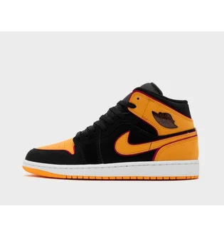Кросівки чоловічі Air Jordan Air 1 Mid Black/Orange FJ4923-008
