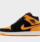 Кросівки чоловічі Air Jordan Air 1 Mid Black/Orange FJ4923-008