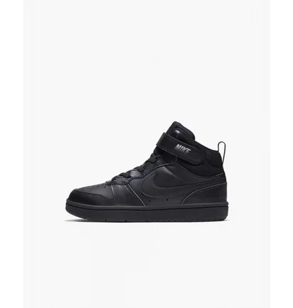 Кросівки дитячі Nike Court Borough Mid 2 (Psv) Black CD7783-001
