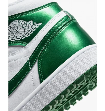 Кроссовки мужские Air Jordan Air I High G White/Green DQ0660-130