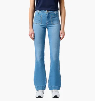 Джинси жіночі Wrangler Flare Blue 112332420
