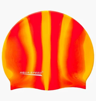 Шапочка для плавания Aqua speed Bunt 4052 Red/Orange 113-59