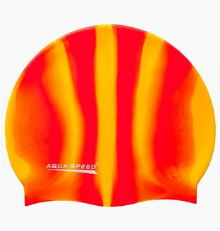 Шапочка для плавания Aqua speed Bunt 4052 Red/Orange 113-59