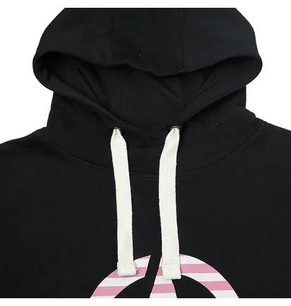 Худи унисекс Jeep Hooded Oversize Sweatshirt Star Striped Print Black O102608-B000