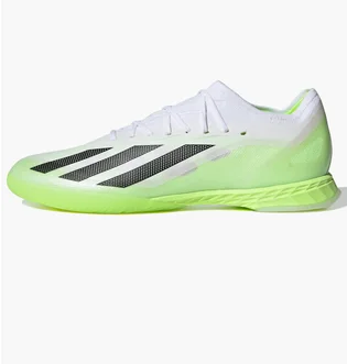 Футзалки унисекс Adidas X Crazyfast.1 Indoor Shoes White/Green IE4206