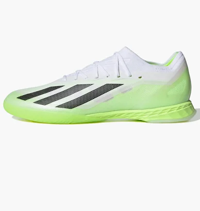 Футзалки унисекс Adidas X Crazyfast.1 Indoor Shoes White/Green IE4206