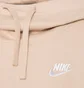 Худи женское Nike Nsw Club Flc Beige DQ5415-126
