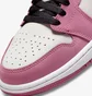 Кроссовки женские Air Jordan 1 Mid Pink/White Dc7267-500
