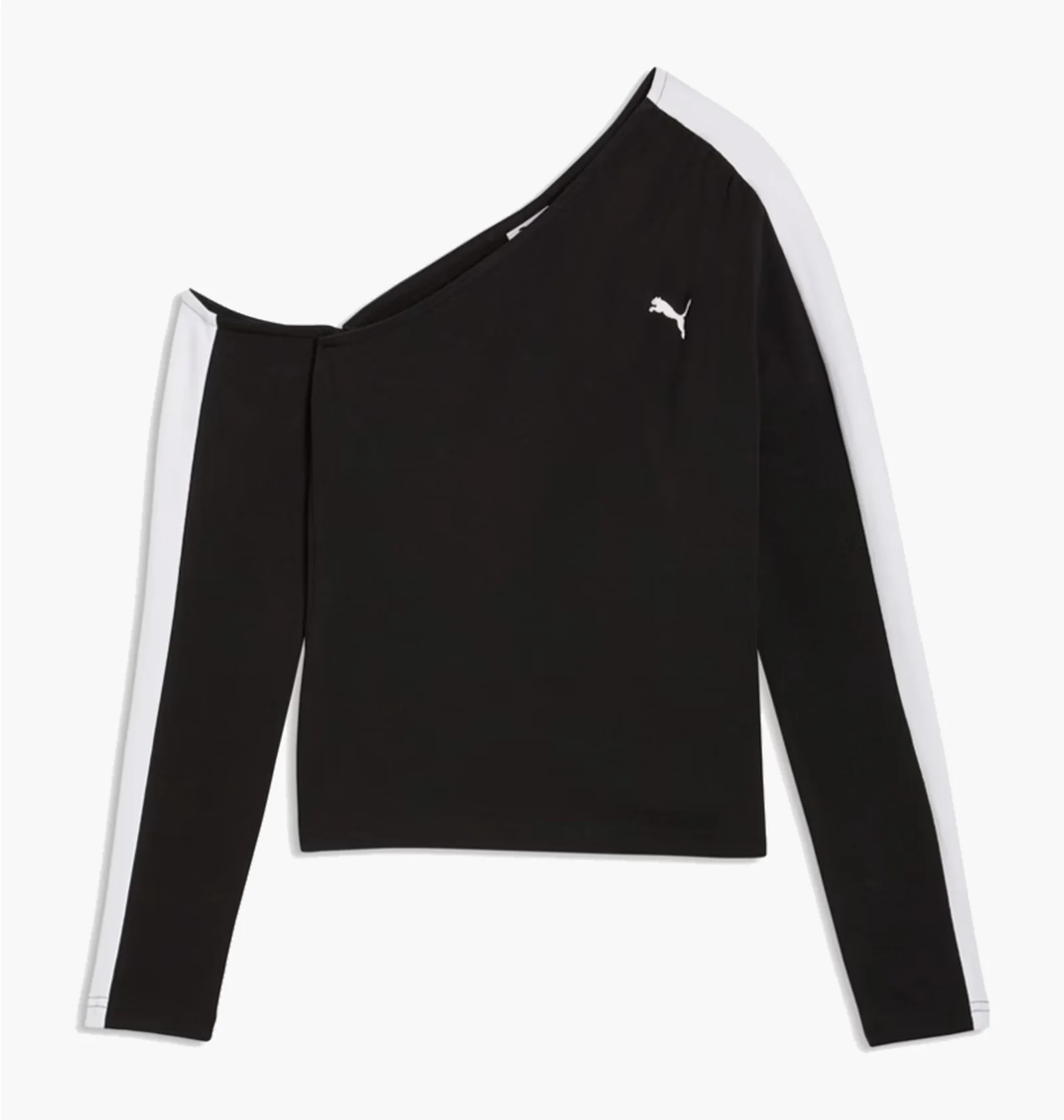 ᐉ Лонгслив женский Puma T7 Asymmetric Black 634623-01 - купить в