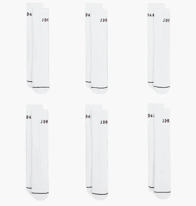 Носки Nike Everyday Crew White (6 пар) FZ2051-100