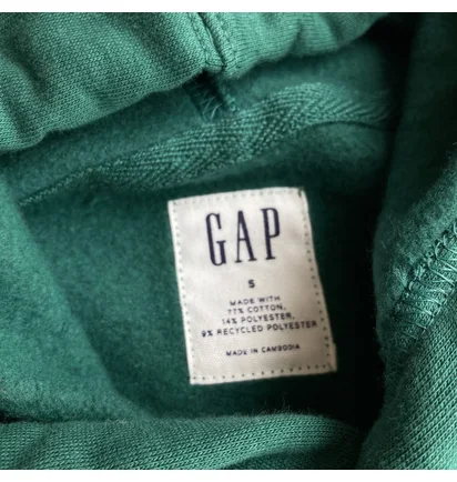 Худі чоловіче Gap Logo Hoodie Green 546844431
