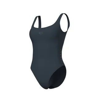 Купальник жіночий Arena Team Stripe Swimsuit U Back Grey 007058-550