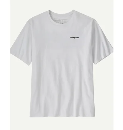Футболка мужская Patagonia P-6 Logo Responsibili -Tee White WHI38504
