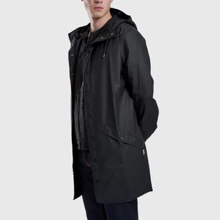 Парка чоловіча Rains Long Jacket Black 12020-01