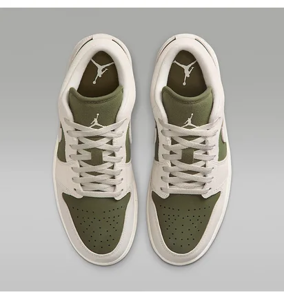 Кроссовки мужские Air Jordan 1 Low Se Beige/Olive HV4089-201