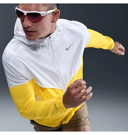 Ветровка мужская Nike Running White/Yellow HV6521-100