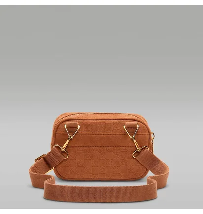 Сумка чоловіча Air Jordan Jam Suede Monogram Camera Brown MA9207-X6X