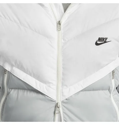 Куртка чоловіча Nike M Nk Sf Wr Pl-Fld Hd Jkt White/Grey Dr9605-100